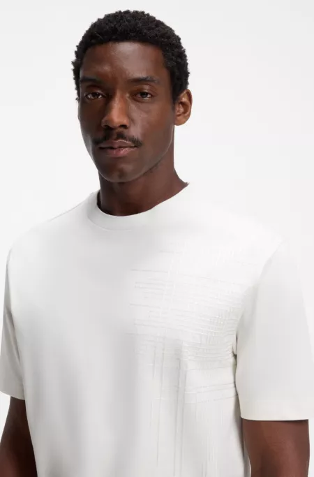 Cotton-jersey T-shirt in regular fit