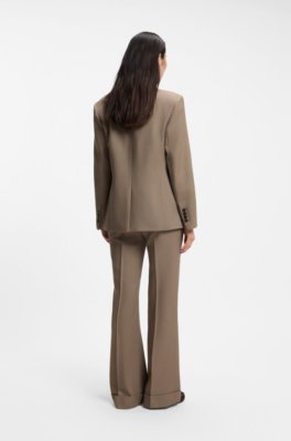 Boss Slim-fit blazer in gabardine twill dam – bild 2