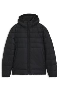 Water-repellent jacket with herringbone tape, Black
