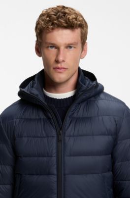 Water-repellent jacket with herringbone tape, Dark Blue