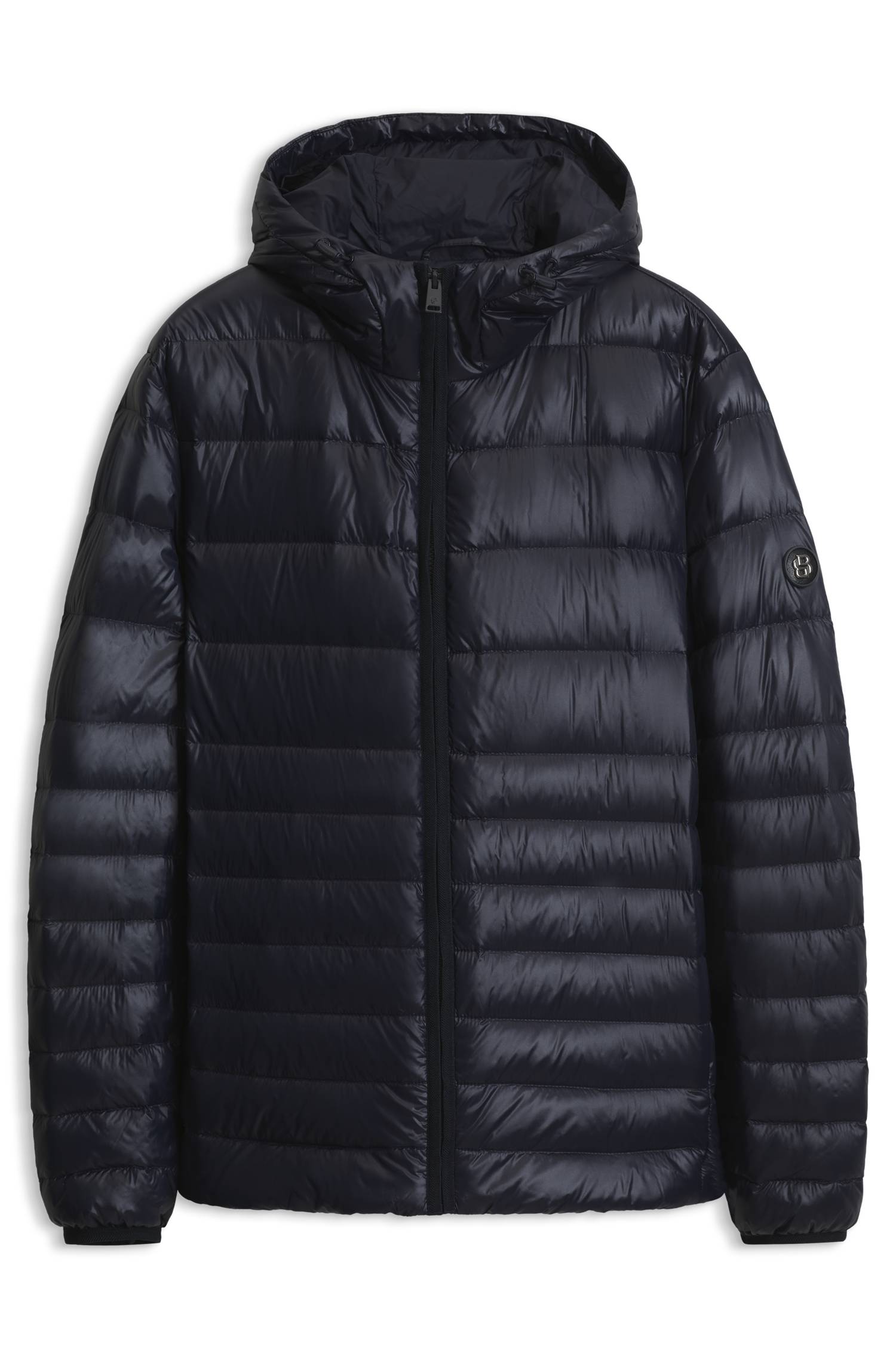 Boss Hooded down jacket in water-repellent fabric jackor herr – bild 4
