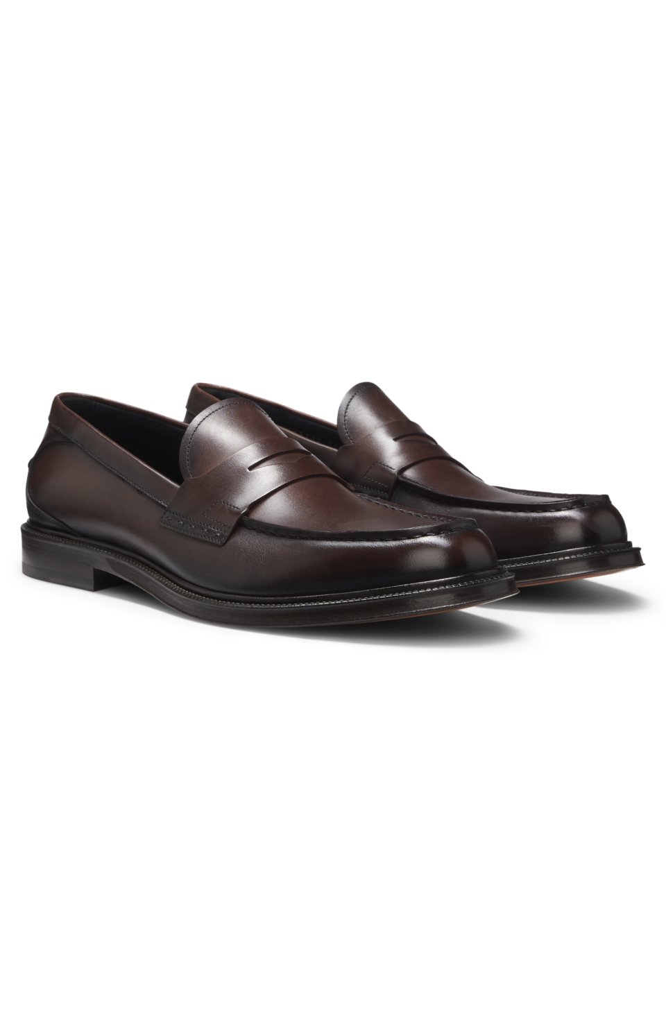 Italian-made loafers in soft leather