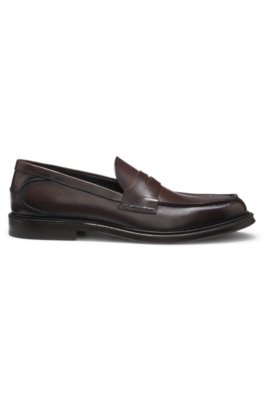 Boss Italian-made loafers in soft leather herr – bild 3