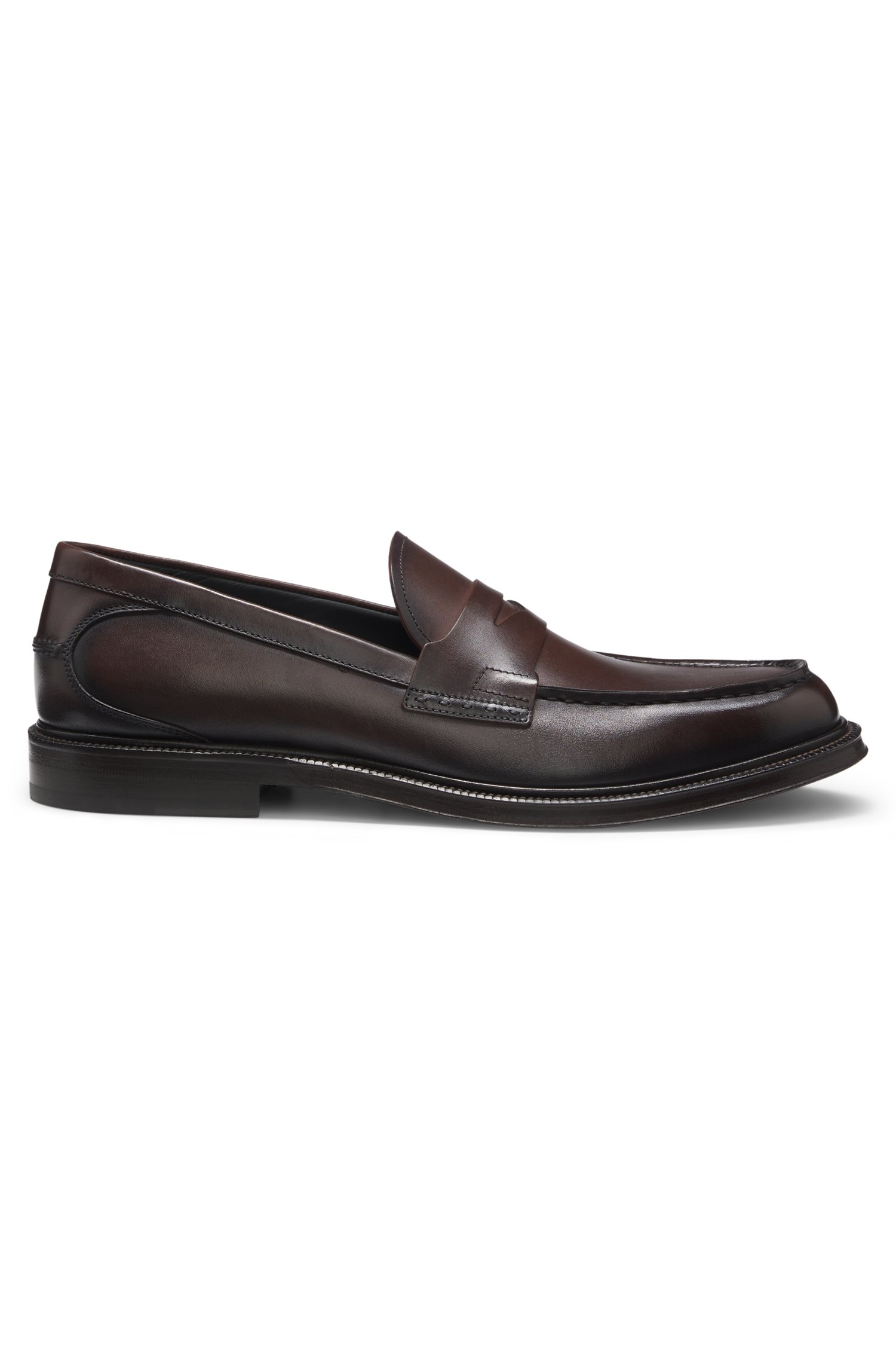 Boss Italian-made loafers in soft leather herr – bild 3
