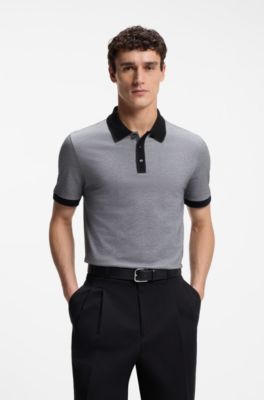 Polo Regular en coton, Gris