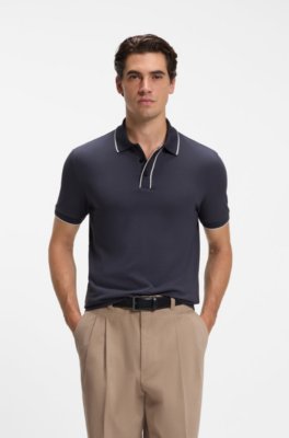 Regular-fit polo shirt in cotton