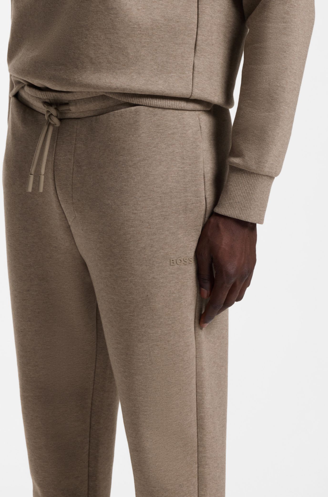 Jersey tracksuit bottoms, Light Brown
