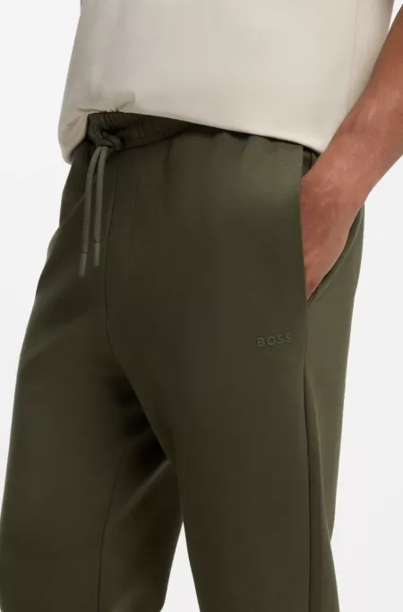 Modern regular-fit trousers in stretch cotton