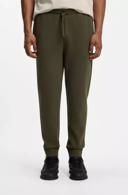 Modern regular-fit trousers in stretch cotton