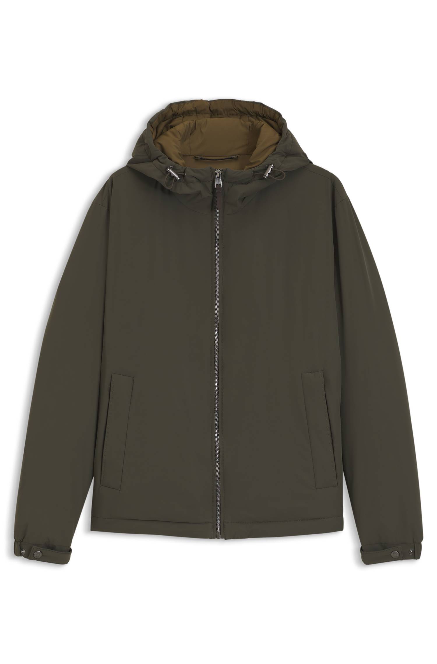 Boss Water-repellent hooded short jacket with down filling jackor herr – bild 4