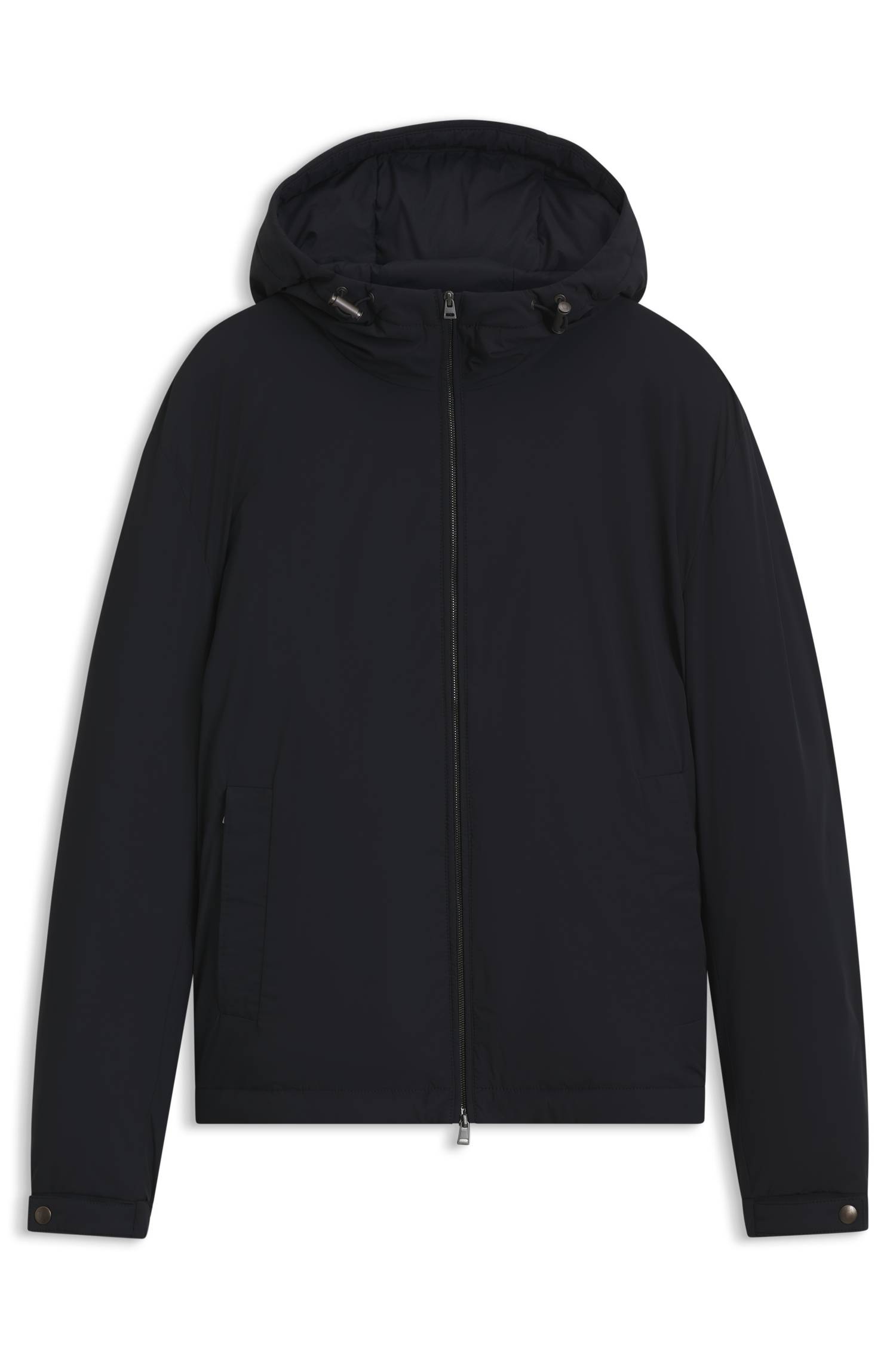 Boss Water-repellent hooded short jacket with down filling jackor herr – bild 4