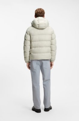Boss Water-repellent hooded puffer jacket dunjackor herr – bild 2