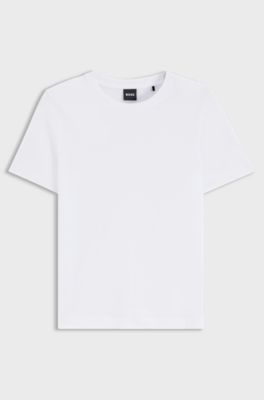 Premium cotton T-shirt with a loose fit, White