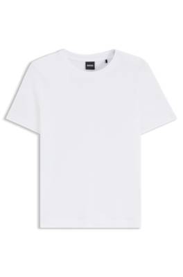 Boss Premium cotton T-shirt with a loose fit dam – bild 4