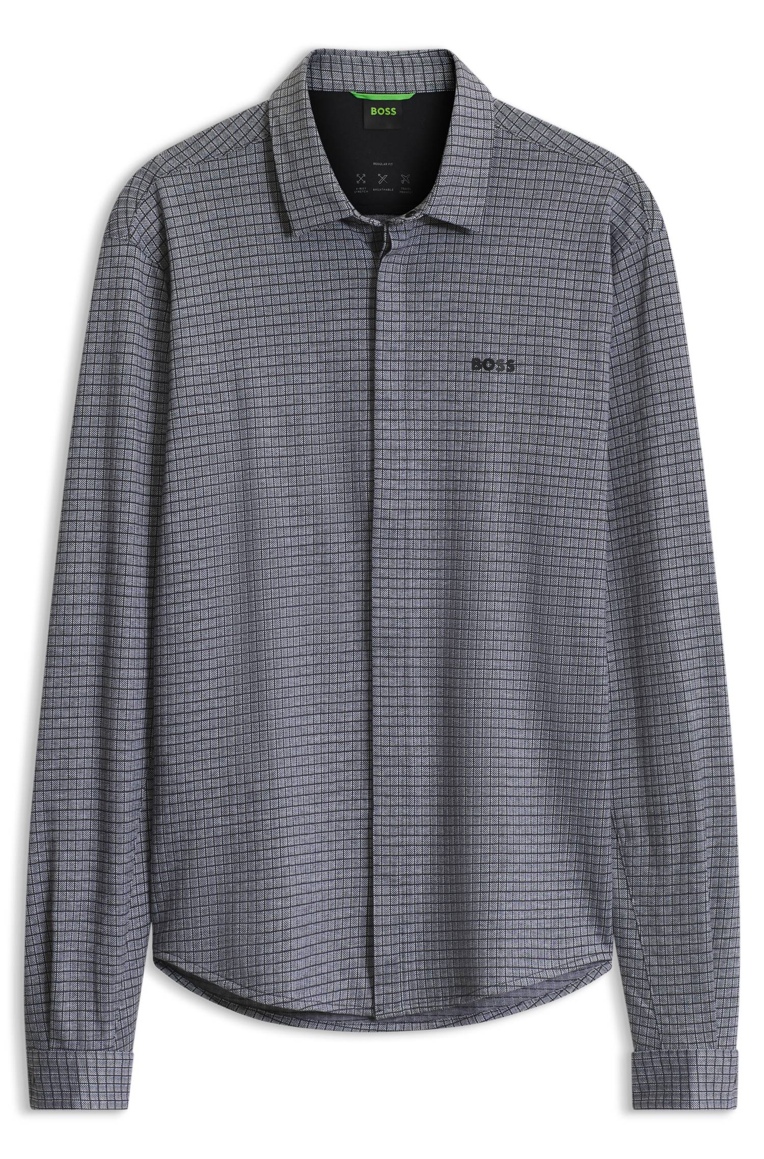 Boss Cotton-piqué shirt skjortor & blusar herr – bild 4