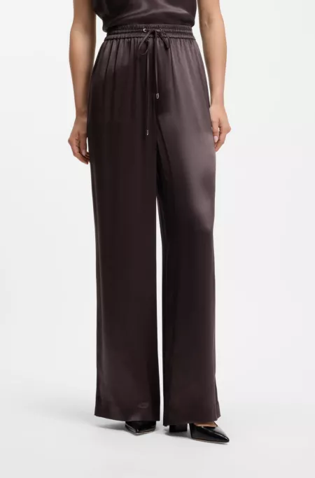 Pantalon Relaxed en satin