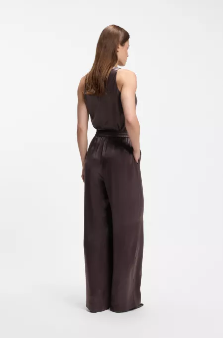 Pantalon Relaxed en satin