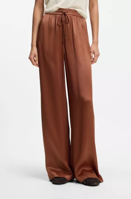 Pantalon Relaxed en satin