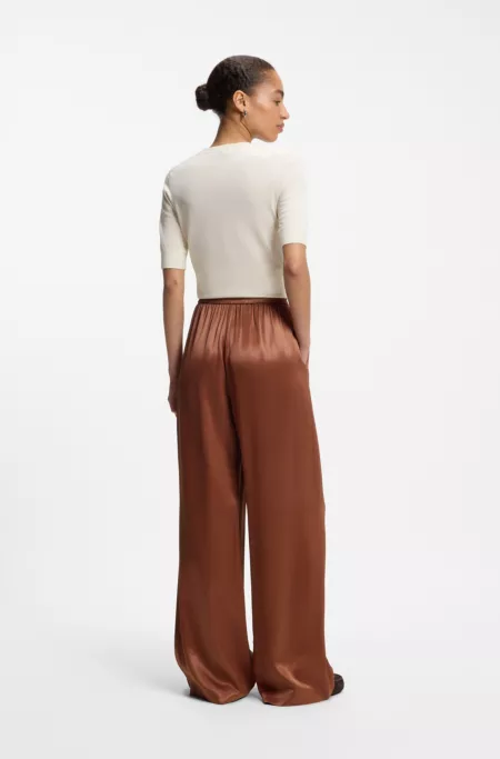 Pantalon Relaxed en satin