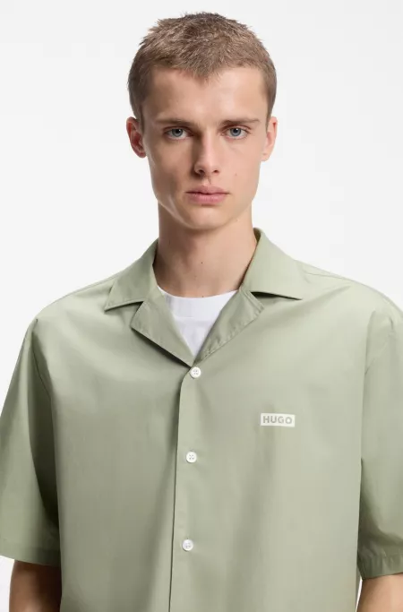 Chemise Relaxed en popeline de coton
