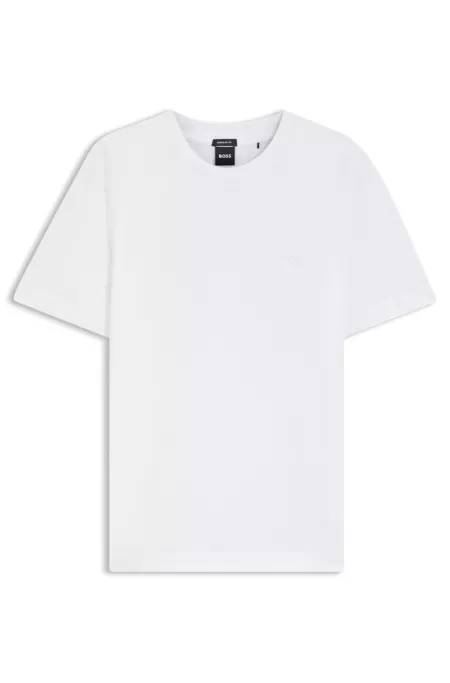 T-shirt en jersey de coton avec détail logoté
