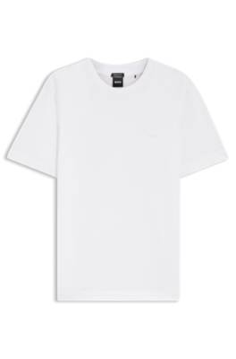 Cotton-jersey T-shirt with logo detail 1