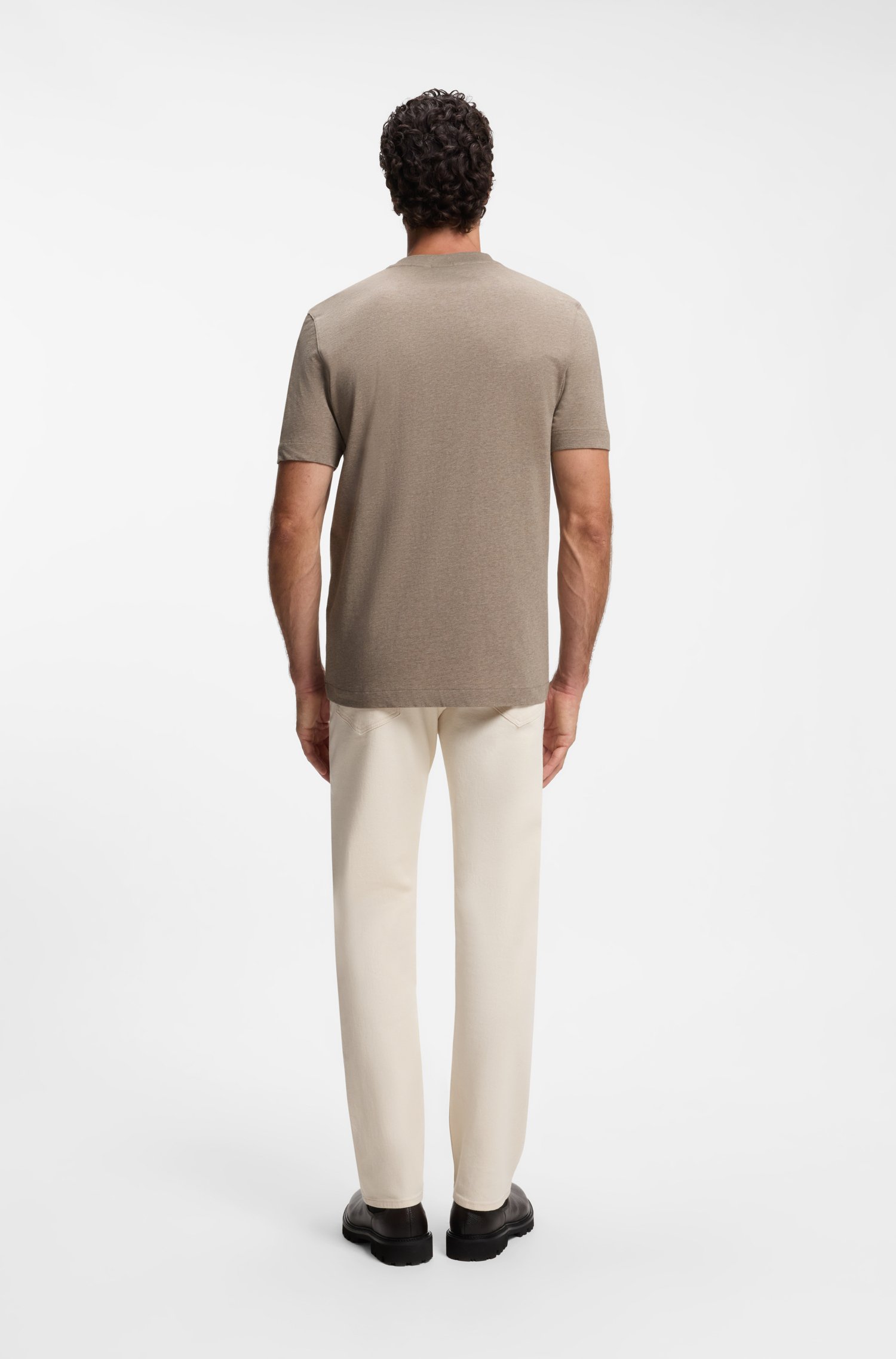 Boss Cotton T-shirt herr – bild 3