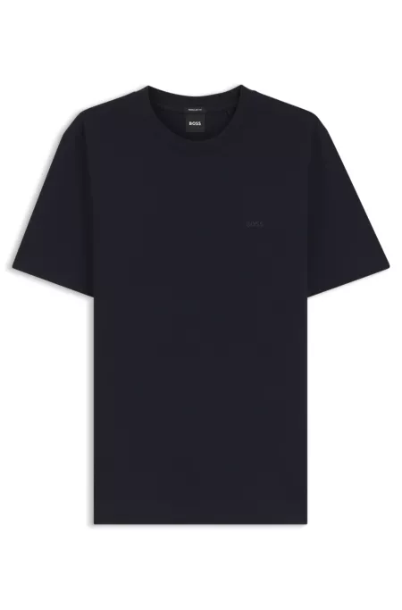 T-shirt en jersey de coton avec détail logoté