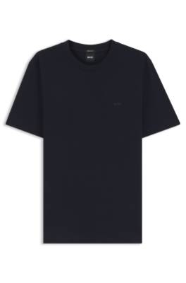 Cotton-jersey T-shirt with logo detail 1