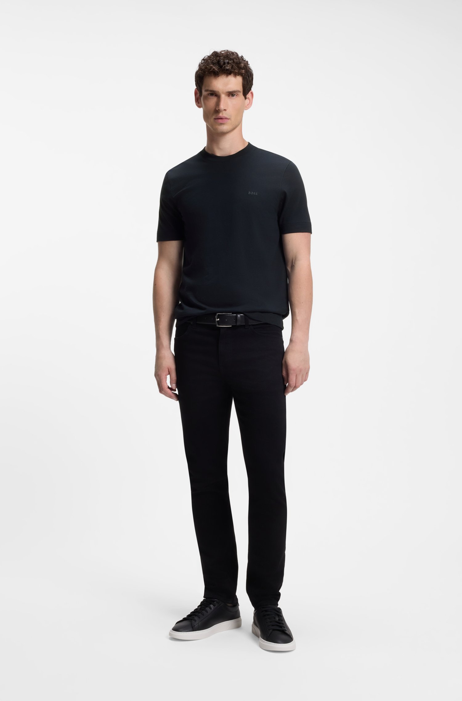 Boss Cotton T-shirt herr – bild 2