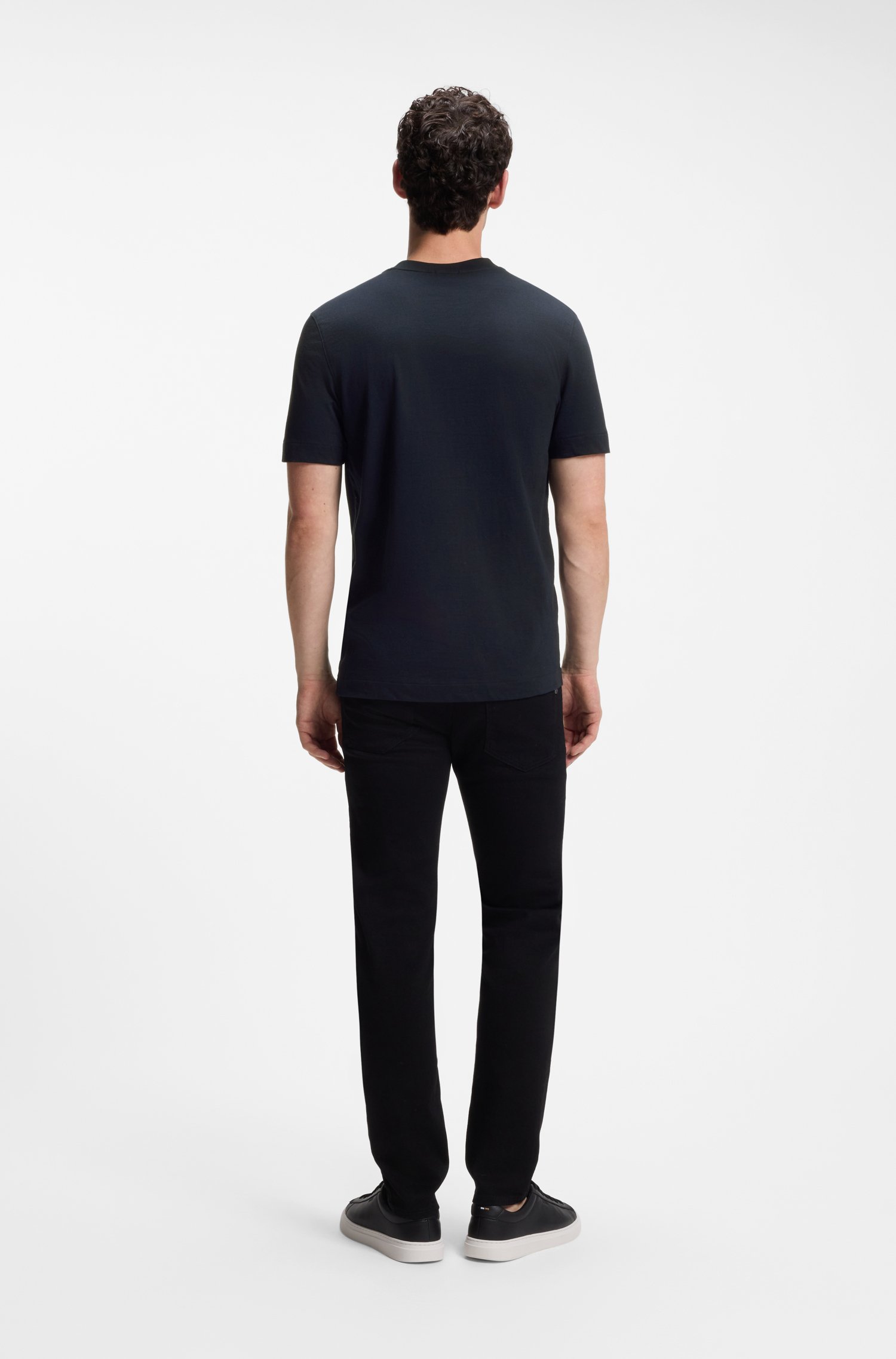 Boss Cotton T-shirt herr – bild 3
