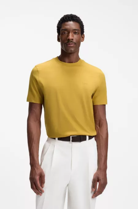 T-shirt en jersey de coton avec détail logoté