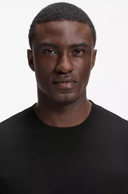 Regular-fit T-shirt in cotton jersey
