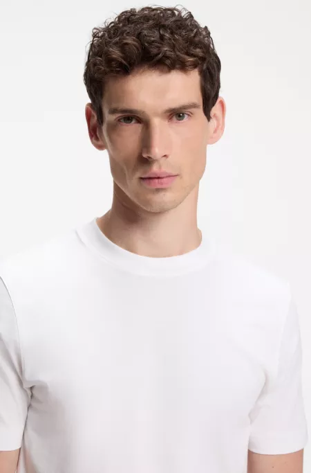 Regular-fit T-shirt in cotton jersey