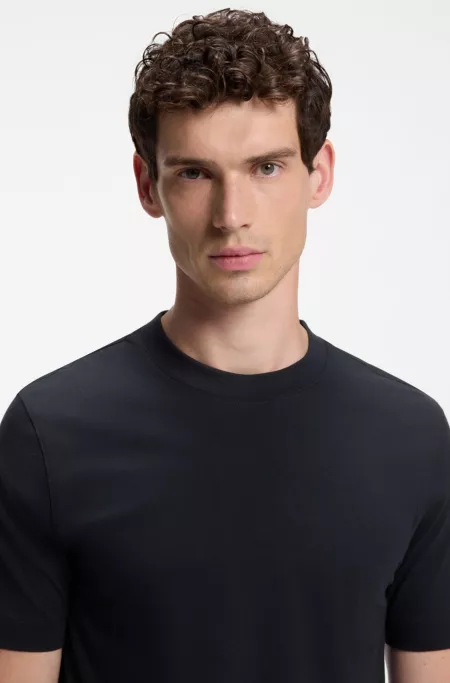 Regular-fit T-shirt in cotton jersey