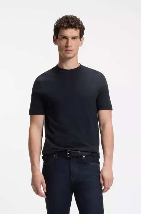 Regular-fit T-shirt in cotton jersey