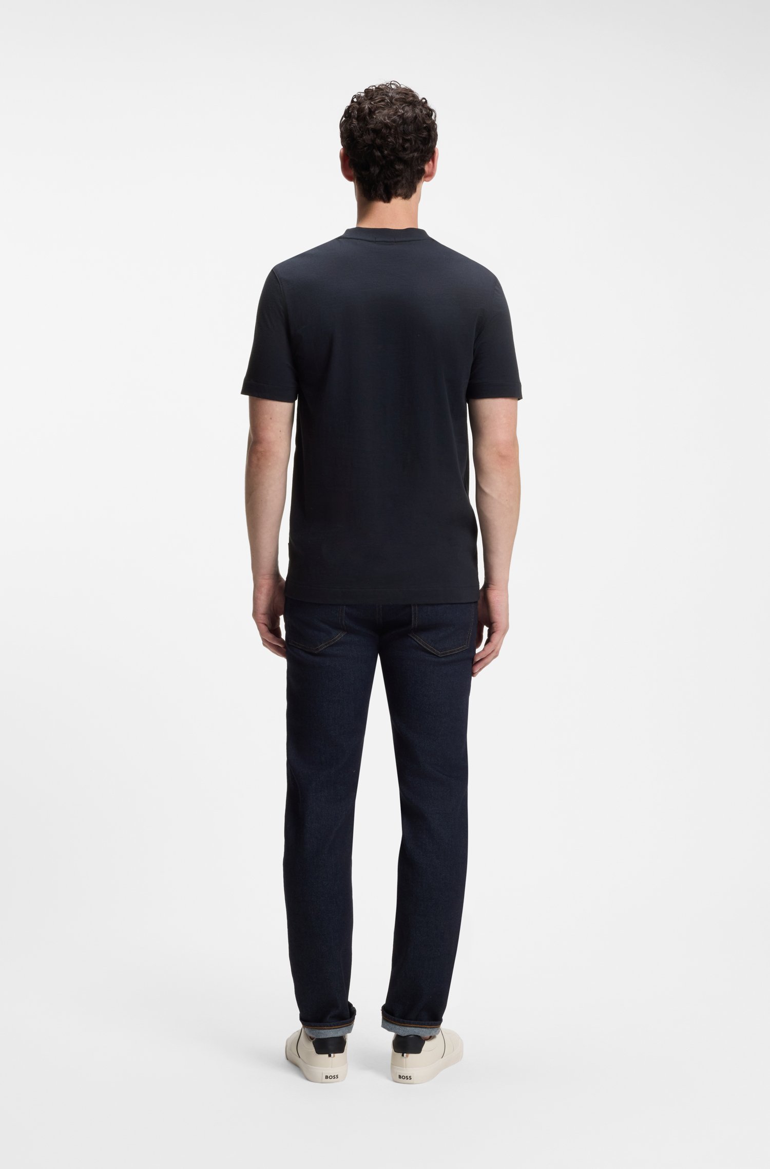Boss Cotton T-shirt herr – bild 3