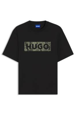 Hugo Logo-graphic T-shirt in cotton jersey herr – bild 4