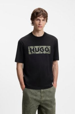 Logo-graphic T-shirt in cotton jersey
