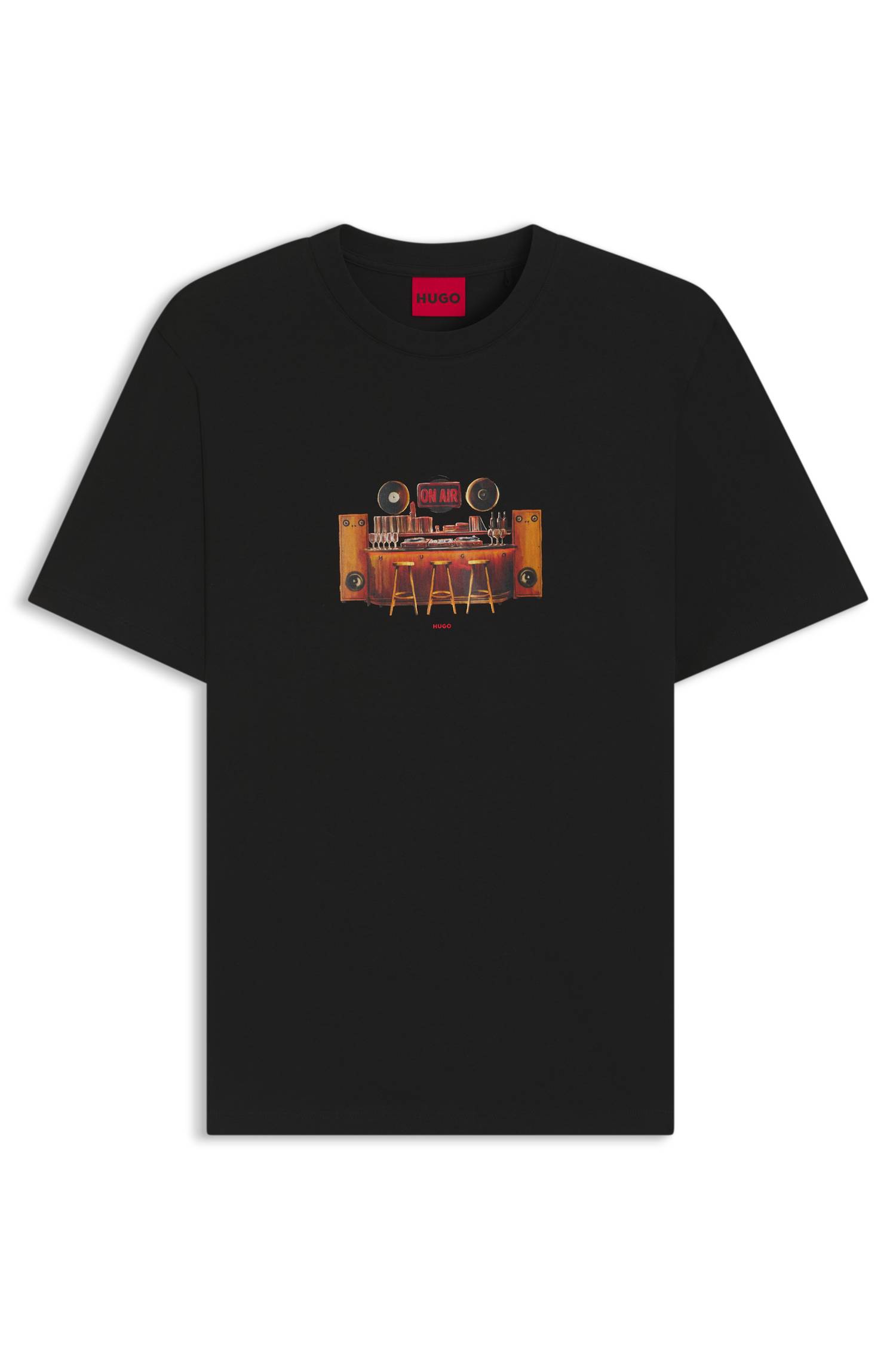 Hugo T-shirt 'Durectee' brun / pueblo / röd herr – bild 5