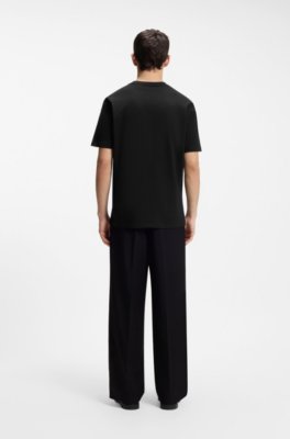 Hugo Cotton-jersey T-shirt with printed artwork herr – bild 3