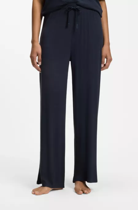 Ribbed-jersey pyjama bottoms with Double B monogram