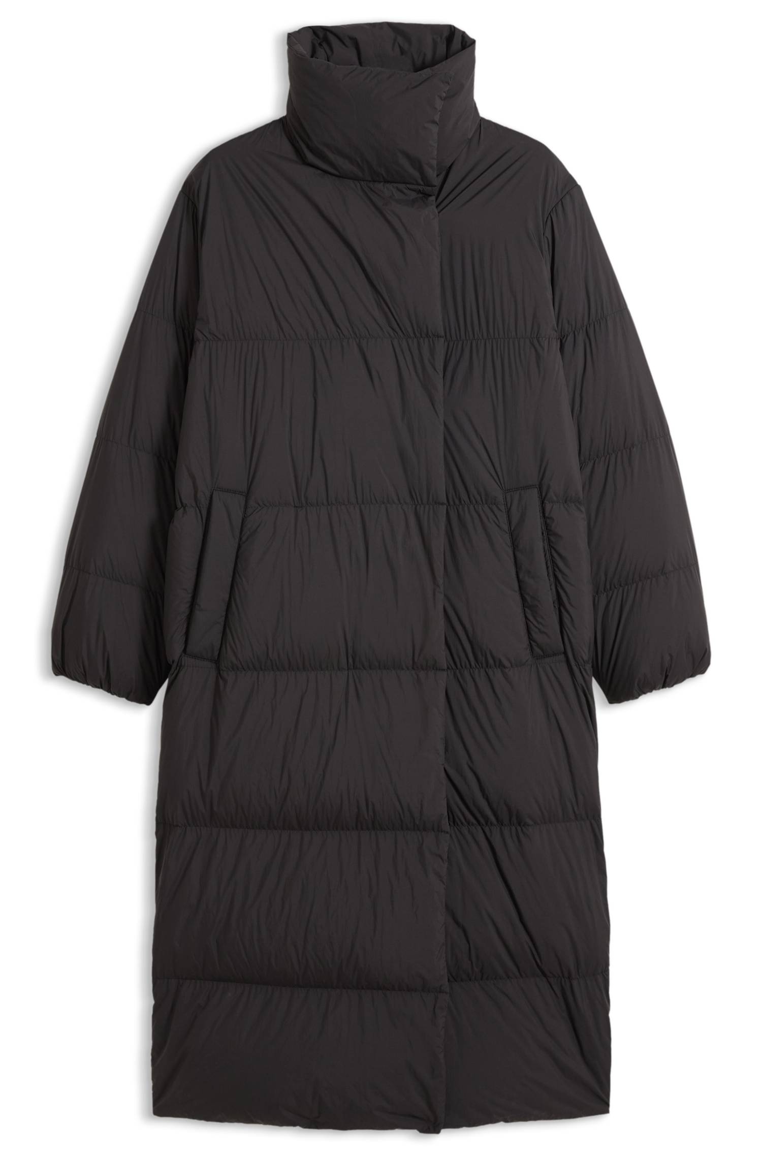 Hugo Longline quilted down jacket with high collar jackor dam – bild 4