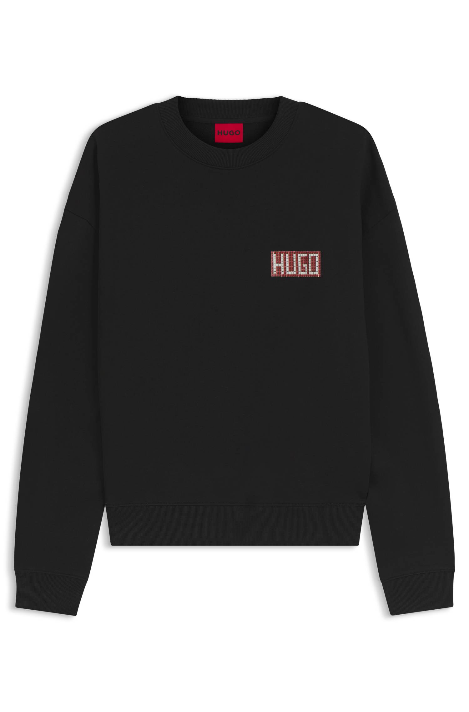 Hugo Sweatshirt 'Durec' mint / roströd / svart herr – bild 5