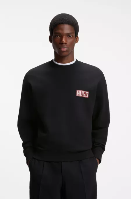 Relaxed-fit sweatshirt with digital print