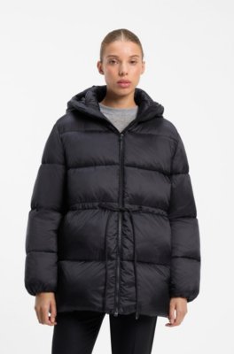 Relaxed-fit water-repellent puffer jacket