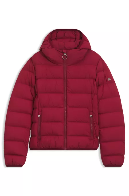Veste déperlante en duvet certifié