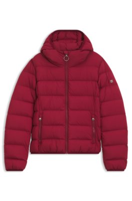 Water-repellent jacket with certified down filling