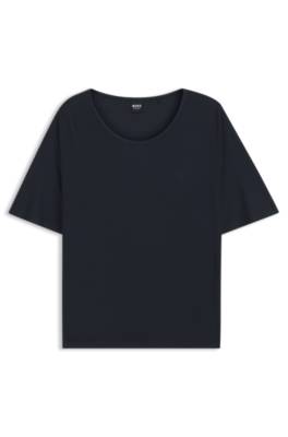 Boss Ribbed-jersey pyjama top with Double B monogram pyjamas dam – bild 4