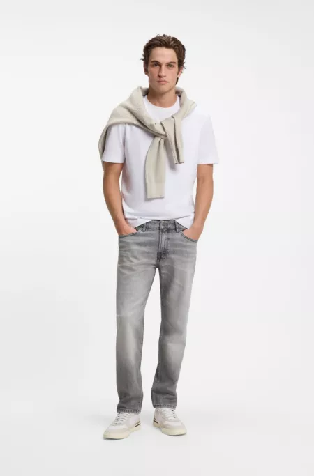 Jean Regular Maine en denim stretch gris confortable